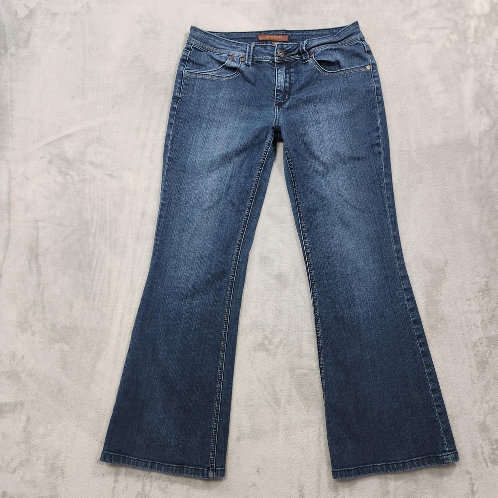 The Limited Jeans Womens 6S Blue Medium Wash Low Rise Bootcut Stretch Denim Y2K